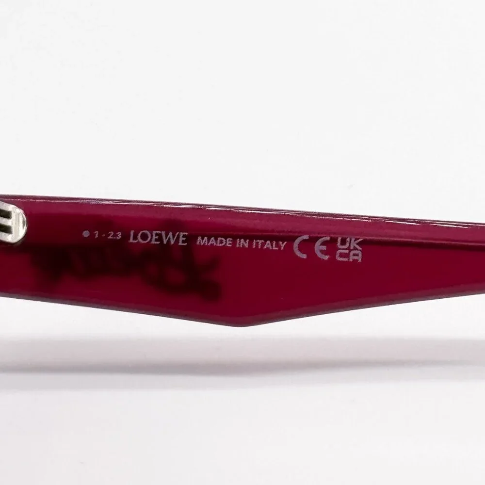 NEW LOEWE LW40100I 75Y SUNGLASSES WOMEN PINK ROUND - Picture 8 of 9